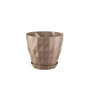 So-krt5 Dekoratif Kristal Saksı Takımı 6 Litre No 5 Moka 8175