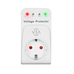 Vea Ve-25531 15a 3520w Akim Korumali Pri̇z Aşiri Yüksek Geri̇li̇m