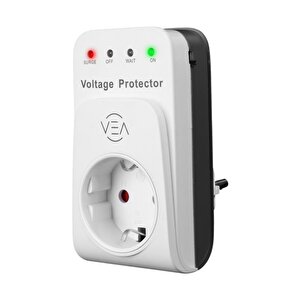 Vea Ve-25531 15a 3520w Akim Korumali Pri̇z Aşiri Yüksek Geri̇li̇m