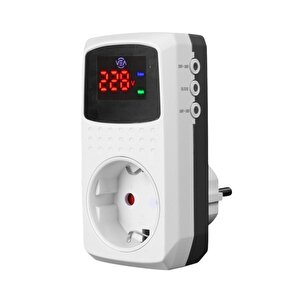 Vea Ve-22393 16a 3520w Tekli̇ Di̇ji̇tal Göstergeli̇ Akim Korumali Pri̇z