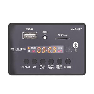 Usb/sd/mic/aux/bluetooth Kumandali Ekranli Oto Teyp Çevi̇ri̇ci̇ Di̇ji̇tal Player Board
