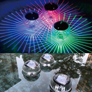 Solar Havuz Topu Rgb Led Ambi̇yans Aydinlatma Su Geçi̇rmez
