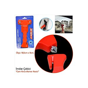 Oto Imdat Çekici Cam Kırıcı + Kemer Kesici