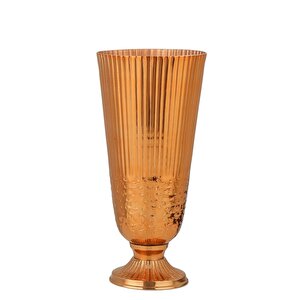 Bakır Çizgili Çiçeklik Küçük 16*36 Cm Ak.ir0151