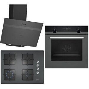 Gri 3 Lü Ankastre Set 180 ( Hb557jyh2t - Eo7c9po12o - Lc64kpj70t )
