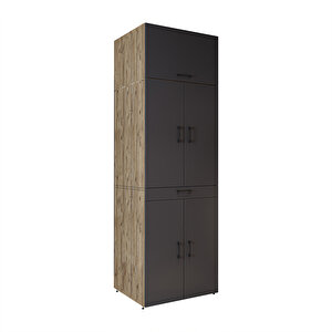 Roomart Dora Banyo Dolabı Kapaklı Çamaşır Ve Kurutma Makinesi Dolabı 70x230 Cm