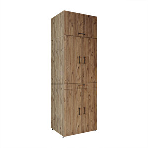 Roomart Dora Banyo Dolabı Kapaklı Çamaşır Ve Kurutma Makinesi Dolabı 70x230 Cm