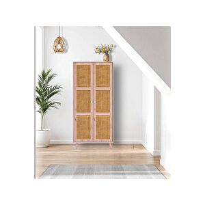 Bali Jüt Gardırop /elbise Dolabı İki Kapaklı Dolap / Çok Amaçlı Dolap