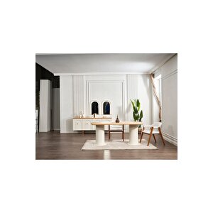 Lavin Bohem Yemek Odası Takımı, Salon Mobilyası, Tv Ünitesi, Konsol, Yemek Masası