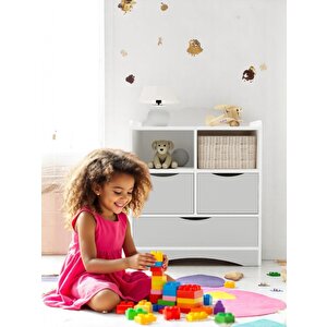 Baby Step Oyuncak Dolabı /genç- Çocuk Odası Şifonyer / Çok Amaçlı Dolap / Çocuk Odası Düzenleyici