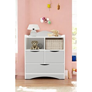 Baby Step Oyuncak Dolabı /genç- Çocuk Odası Şifonyer / Çok Amaçlı Dolap / Çocuk Odası Düzenleyici