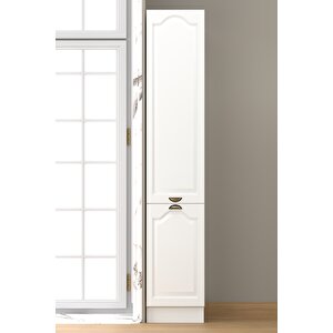 40 Cm Greena White Boy Dolabı, Çok Amaçlı Mdf Boy Dolabı