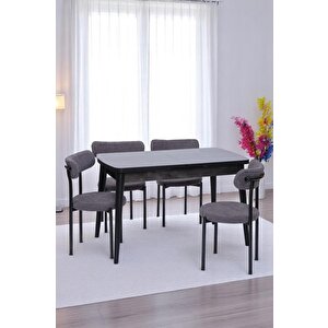 Nehir Alfa Lak Panel Açılır Mutfak Masa Takımı 75x130cm