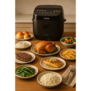 Al 2594 Sf Ecofryer Master, 7 L, Buhar Destekli, Az Yağlı, Sıcaklık Ayarlı, Zamanlayıcılı Fritöz