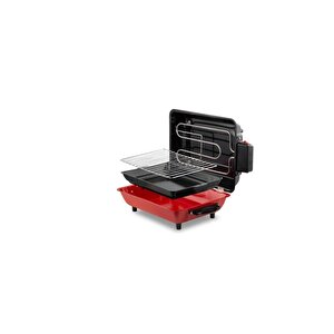 Elektrikli Izgara Kapaklı Barbekü Mangal Seti