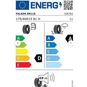 175/60 R15 81h Sıncera Sn110 Ecorun Yaz Lastiği (üretim Yılı : 2025)