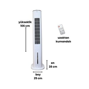 Ec 60 Vtr Uzaktan Kumandalı Kule Tipi Vantilatör