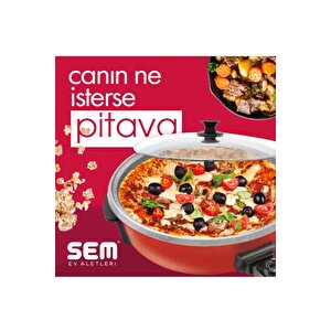Pitava Sc-240 Elektro Tava Pizze Pişirici