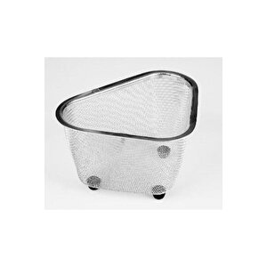 Paslanmaz Çelik Ayaklı Lavabo Çöp Süzgeci 18x13x10 Cm Fma894525