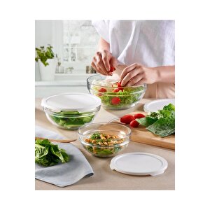Chefs 3"lü Saklama Kabı (beyaz Kapak)