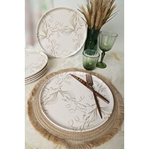 Keramika Softflora Nordic Servis Tabağı 28 Cm 6 Adet 22980