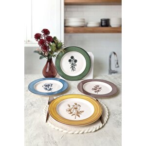 Floral Essence Servis Tabağı 28 Cm 4 Adet  22889-91-92