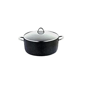 Gastro Mega 36 Cm Granit Derin Tencere 3109-siyah