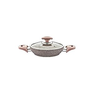 Granit 20 Cm Kapaklı Sahan Gri