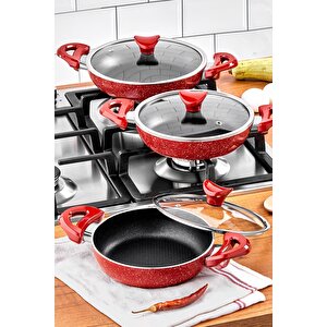 Tactitan Granit 3'lü Omlet Seti - Tt 1103