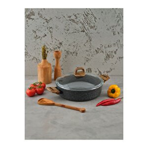 Marble Natura Granit Kısa Tencere 22 Cm