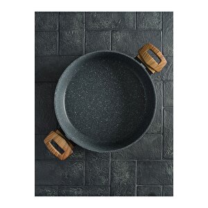 Marble Natura Granit Kısa Tencere 22 Cm
