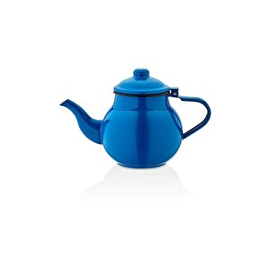 Emaye Demlik Çinko Eski Tip Mavi Üst Demliği 1.1 Lt No:13