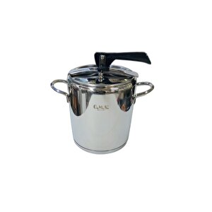 5110 Silver Silindir Klasik Düdüklü Tencere 9 Litre