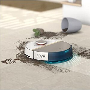 Philips 7000 Serisi Aqua Xu7000/02 Islak Ve Kuru Robot Süpürge İpek Beyaz Ve Altın Sarısı