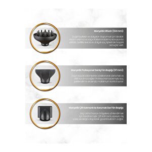 Rhd9190b Keratincare Bldc Saç Kurutma Makinesi 1900w, Hızlı, Sessiz Kurutma