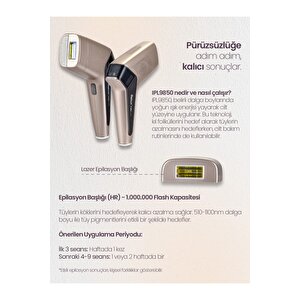Ipl9850 Purecare 3.000.000 Atımlı Buz Lazer Epilasyon Cihazı