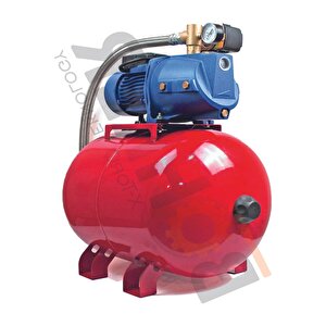Jet1500ah Bakır Sargılı 8 Kat 25 Daire 100 Litre Yatay 2hp Tanklı Hidrofor Ev Tipi Otomatik Hidrofor