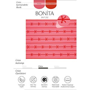 Bonita Fuşya Pembe Halı Fiyonklu Kız Çocuk Odası Bebek Odası Halı Yıkanabilir Yumuşak Halı 120x180 cm