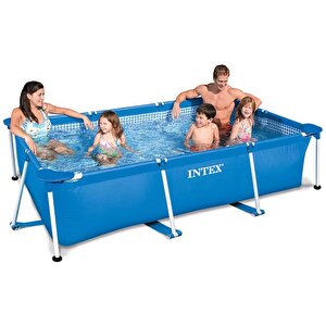 İntex 28272 Dikdörtgen Prefabrik Havuz 300x200x75cm Örtü Set