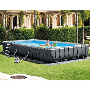 İntex 26374 975x488x132cm Ultra Xtr Prefabrik Aile Havuzu 9.75 Metre Hazır Set