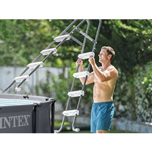 İntex 26330np Ultra Xtr Yuvarlak Prefabrik Aile Havuzu 549cmx132cm Merdiven+filtre+örtü Set