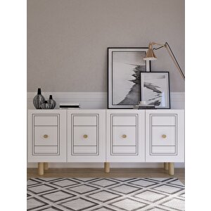Dari̇odh (kb150) Bohem Konsol Beyaz Beyaz