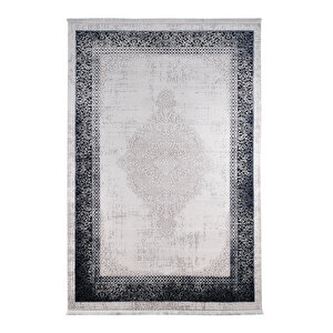 Halı Diamond 1014 Mavi Serisi Akrilik Salon Oturma Yatak Odası Halısı 160x230 cm