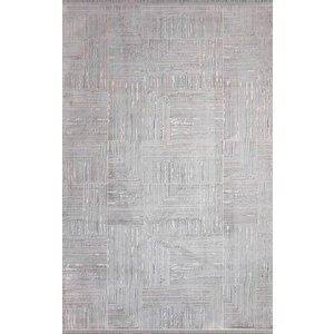Halı Lizbon 1076 Gri Serisi Salon Oturma Yatak Odası Halısı 160x230 cm