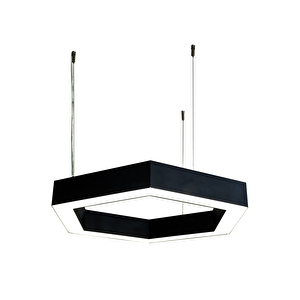 Led Avize Sarkıt Altıgen 80 Cm 57 Watt