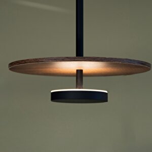 Voxlamp Bed Side Yatak Başı Sarkıt Ahşaplı Led Avize 25 Cm