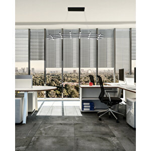 Led Avize Sarkıt Aether II 120x40 Cm 108 Watt