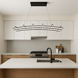 Led Avize Sarkıt Aether II 120x40 Cm 108 Watt