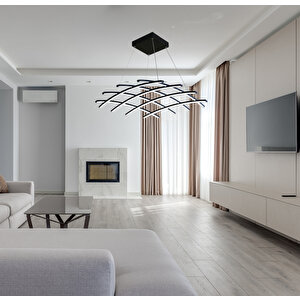 Led Avize Sarkıt Aether 70*70 Cm 100 Watt