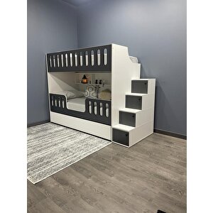 Astana Tamamı Mdf Yavrulu Seyyar Merdivenli  Ranza Kurulum Hizmeti M3 Ab